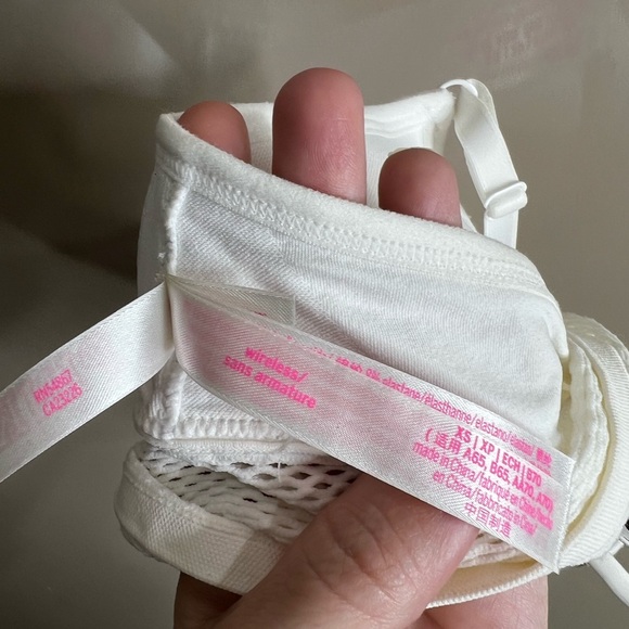 Pink by Victoria’s Secret white wireless bralette XS - Picture 11 of 11